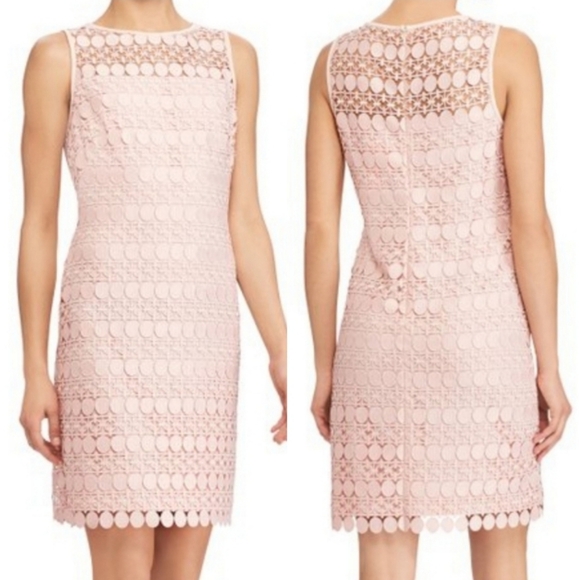 Lauren Ralph Lauren Melia Lace Mesh Dress - Picture 2 of 8